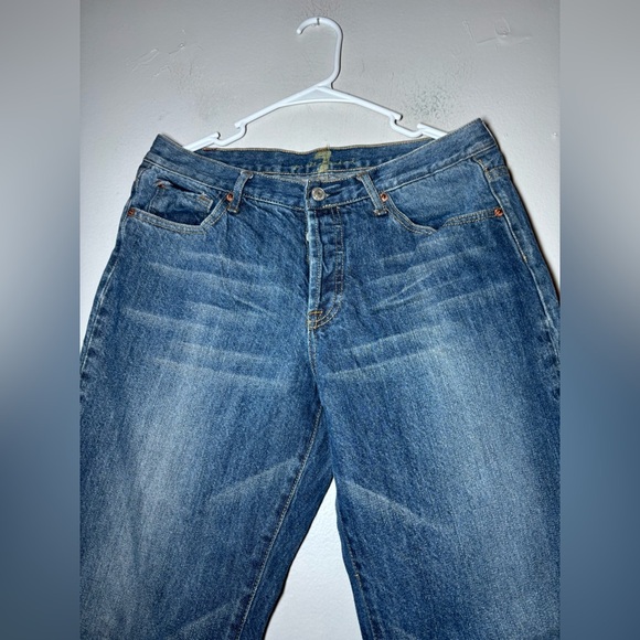 7 For All Mankind Relaxed Straight Leg Mens Jeans Size 31 - Picture 2 of 6